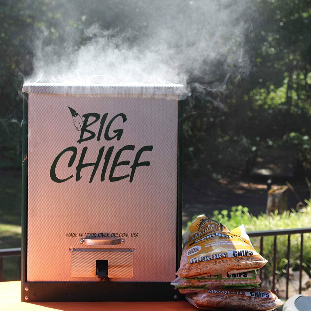 Smokehouse Big Chief Front Load Cooking BBQ Electric Wood Chip Smoker Grill