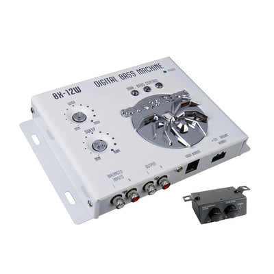 SoundStream BX-12W Digital Car Audio Bass Booster Restoration Processor, White