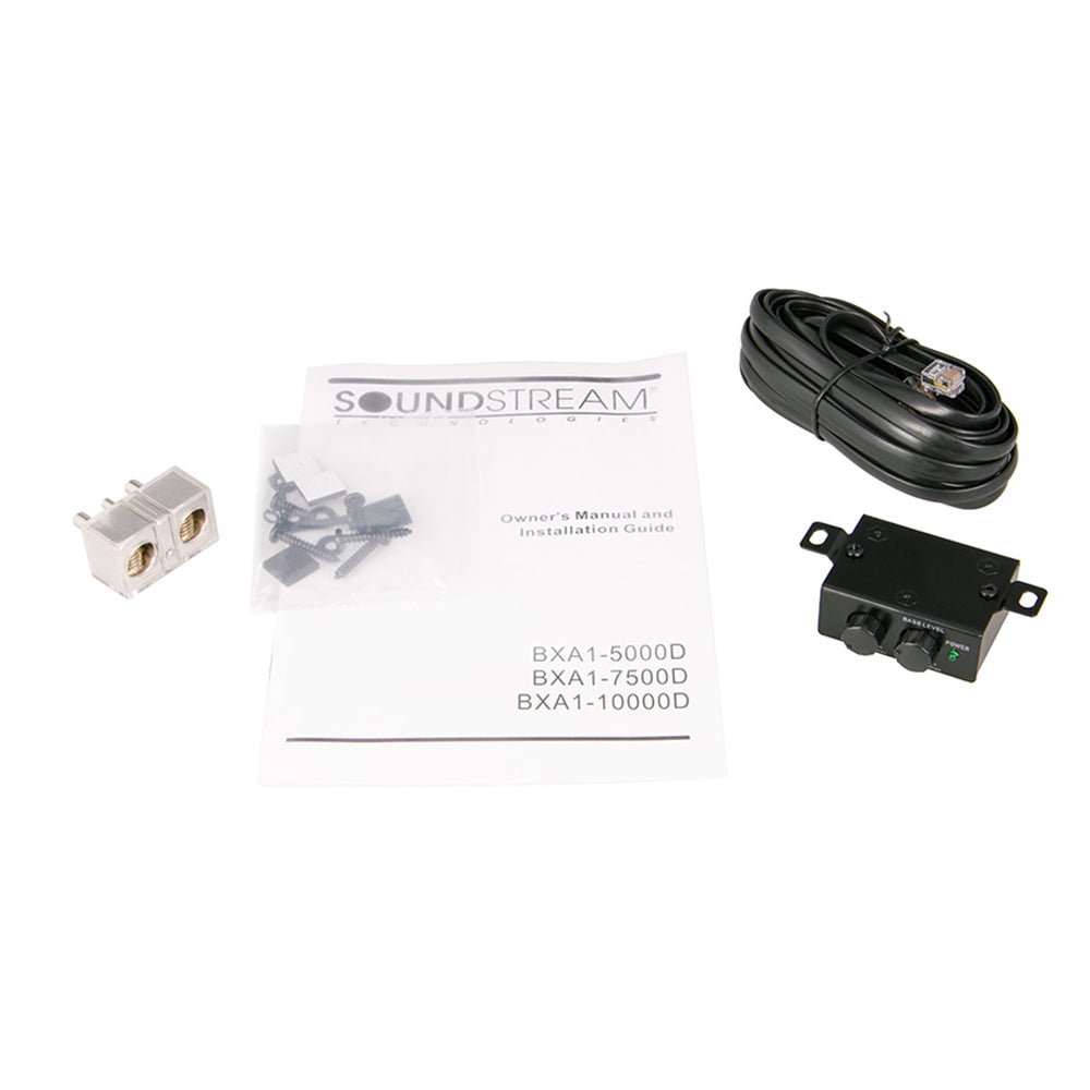 SoundStream Xtreme Series Amplifier & 12 In Subwoofer Speakers, Black (2 Pack)