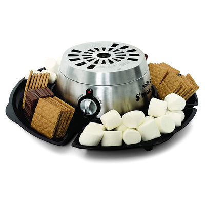 Salton SP1717 Electric S'more and Fondue Maker with 4 Roasting Forks (Open Box)