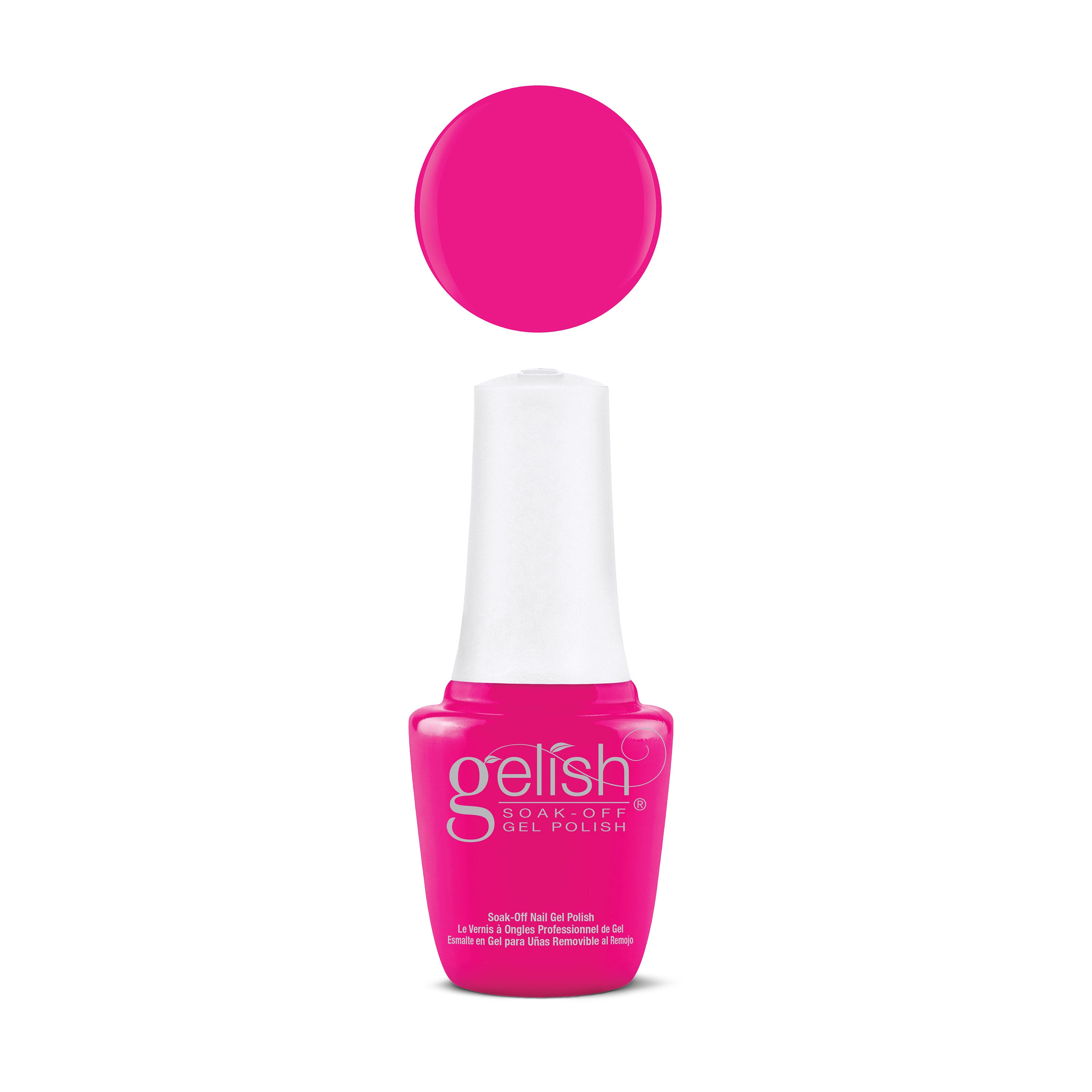 Gelish 2021 9mL Feel the Vibes Gel Nail Polish, 36 Watt LED & Basix Care Kit - VMInnovations