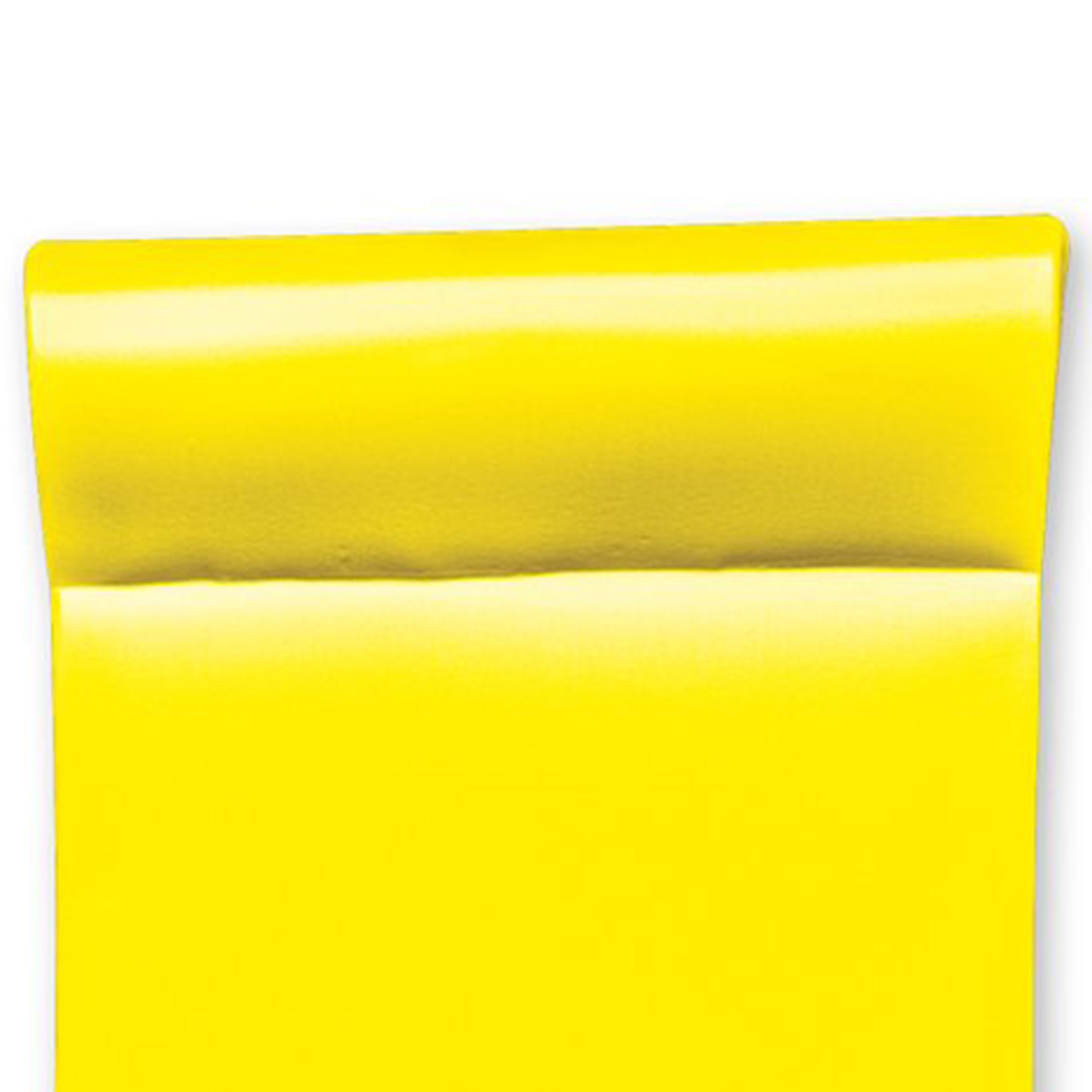 TRC Recreation Splash 1.25" Thick Foam Pool Lounger Float Mat, Yellow (Open Box) - VMInnovations