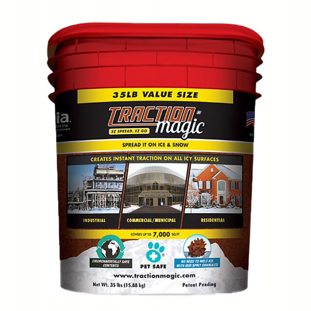 Safe Paw Ice Melt and Traction Magic Sidewalk Snow Melter, 35 Pound Buckets - VMInnovations