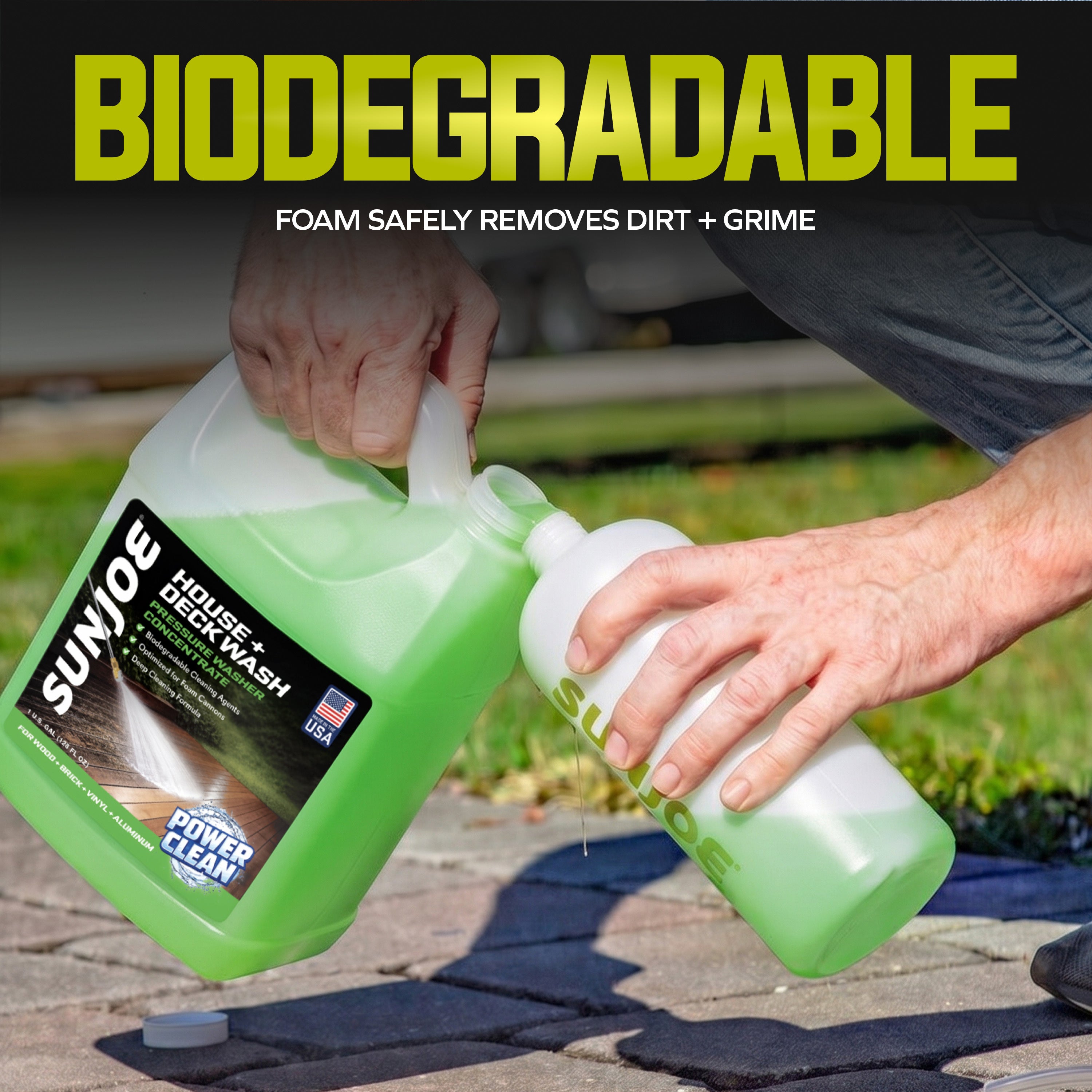 Sun Joe House & Deck All-Purpose Pressure Washer Concentrated Cleaner (Open Box)