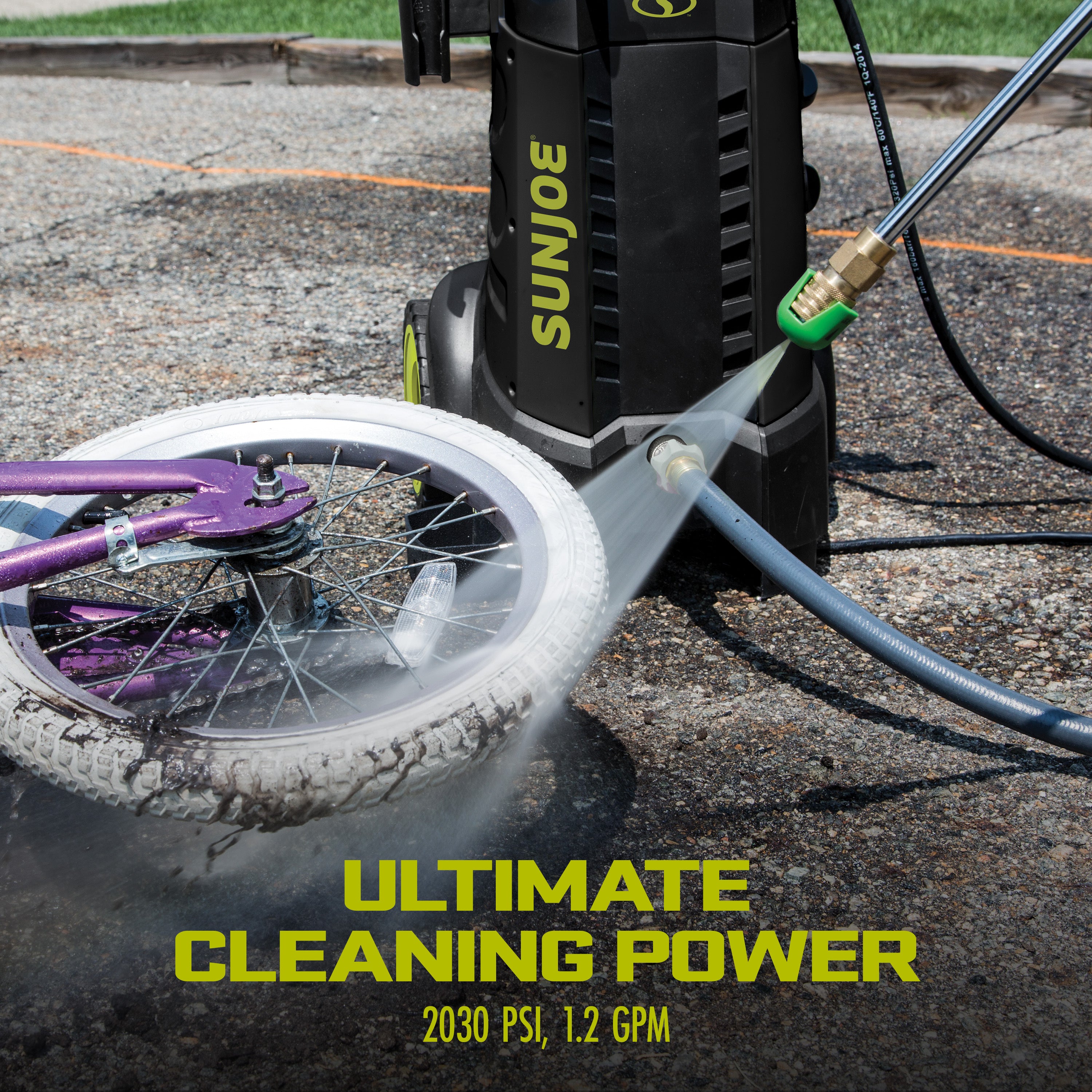 Sun Joe 14.5 Amp 2030 PSI Corded Electric Pressure Washer w/ Hose Reel(Open Box)