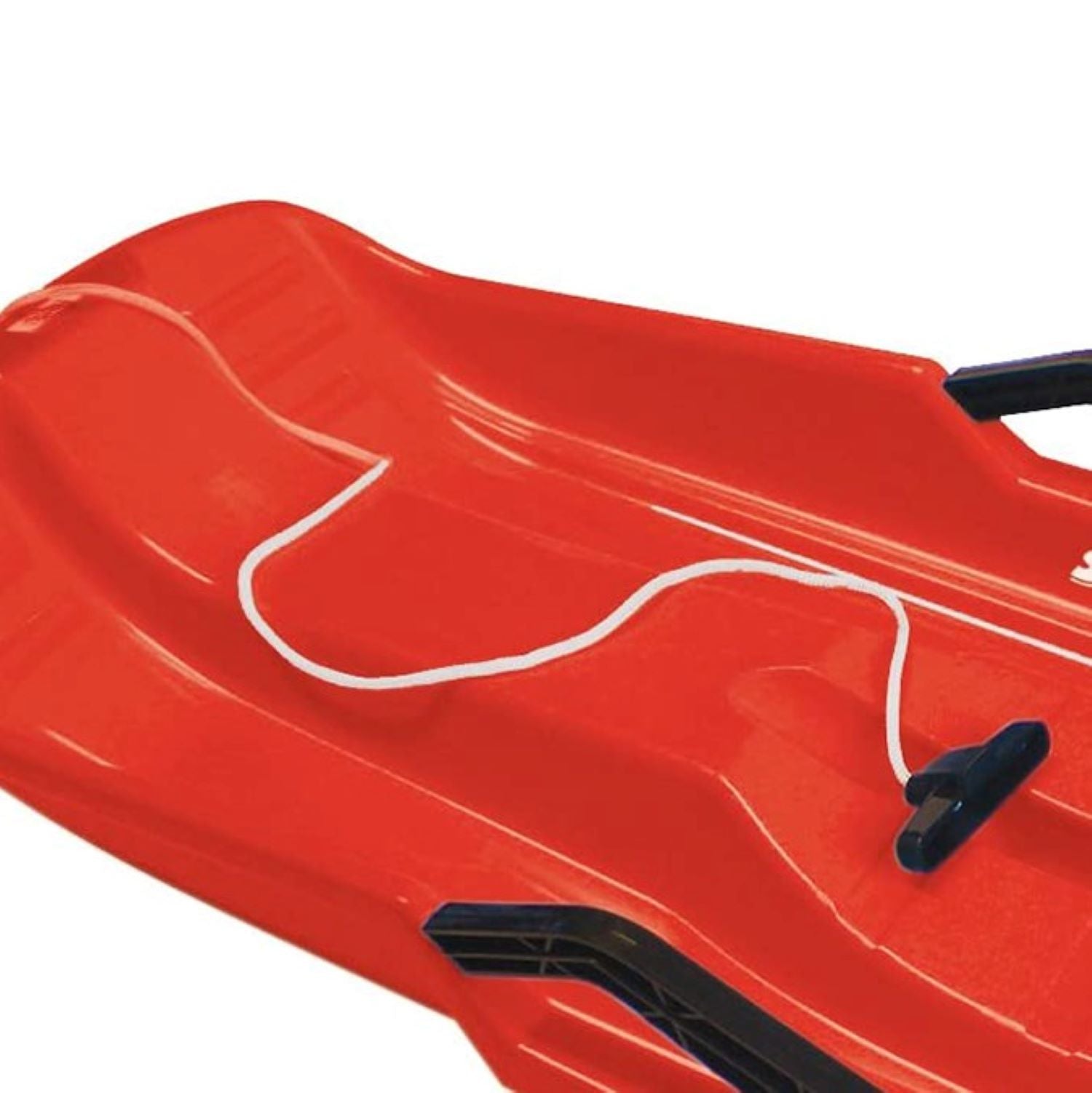 Slippery Racer Downhill Thunder Kids Toddler Plastic Toboggan Snow Sled (2 Pack)
