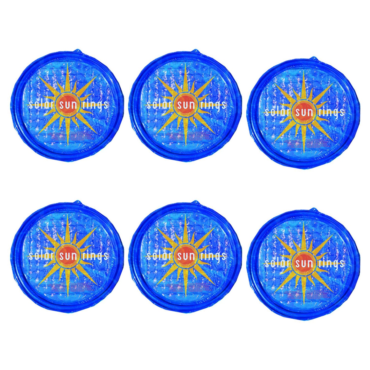 Solar Sun Rings UV Resistant Pool & Spa Heater Circular Solar Cover (6 Pack) - VMInnovations