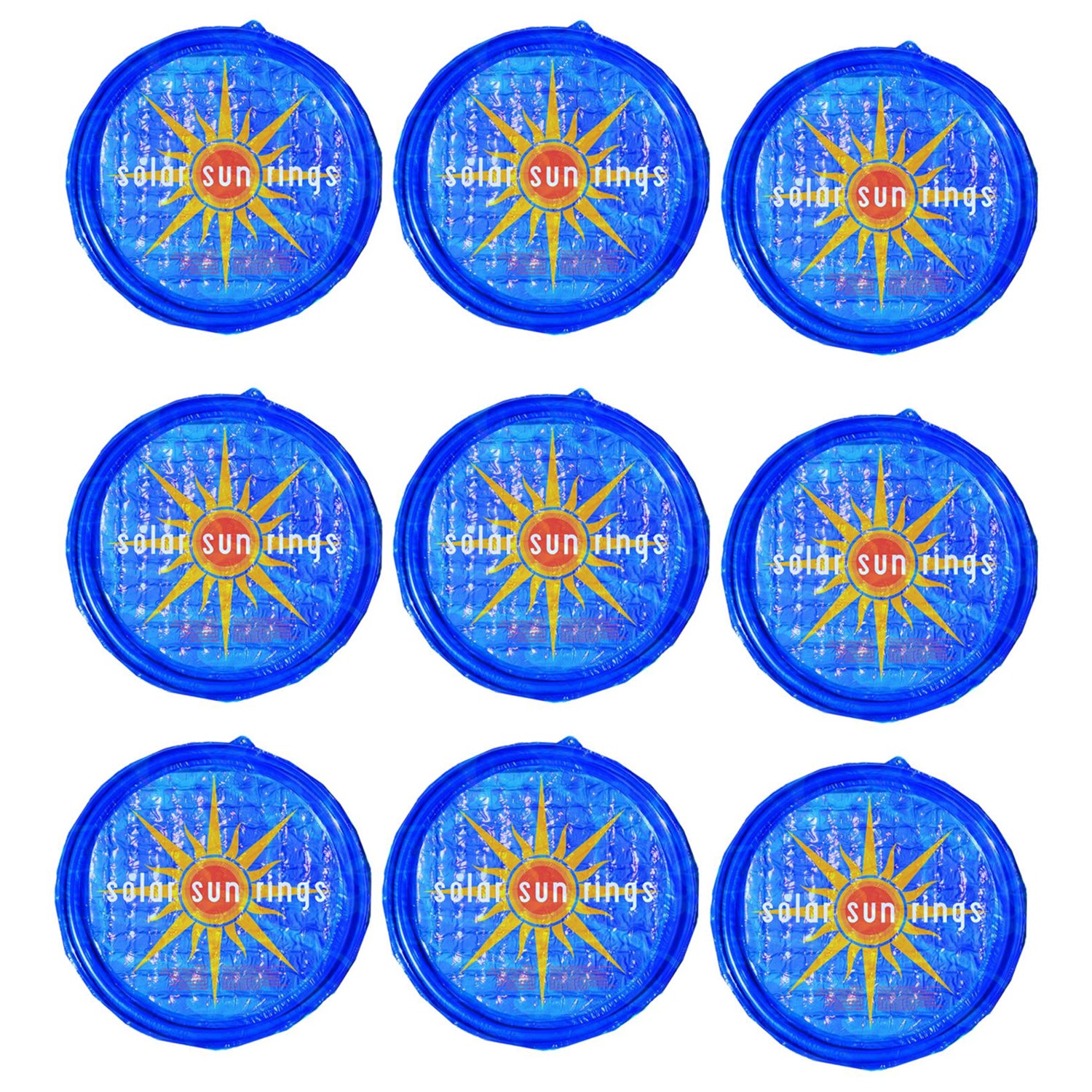 Solar Sun Rings UV Resistant Pool & Spa Heater Circular Solar Cover (9 Pack) - VMInnovations