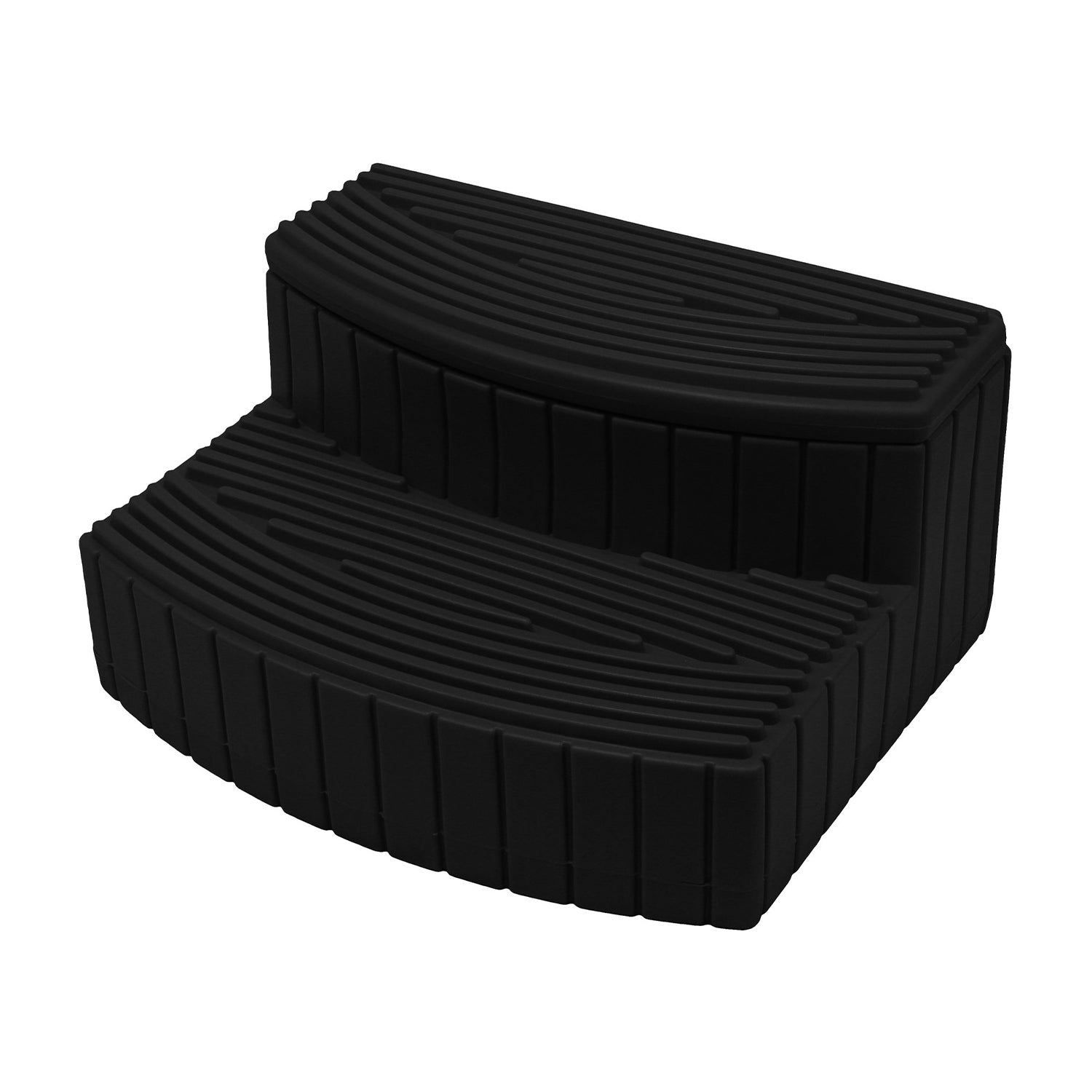 Good Ideas Sora Steps Lightweight Plastic Outdoor & Indoor Storage Step, Black - VMInnovations