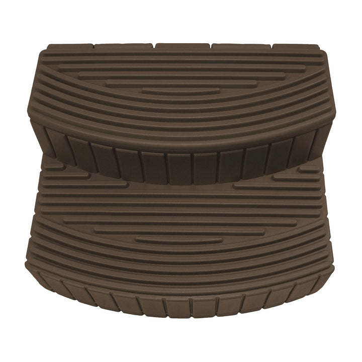 Good Ideas Stora Step Lightweight Plastic Outdoor & Indoor Storage Step, Oak - VMInnovations