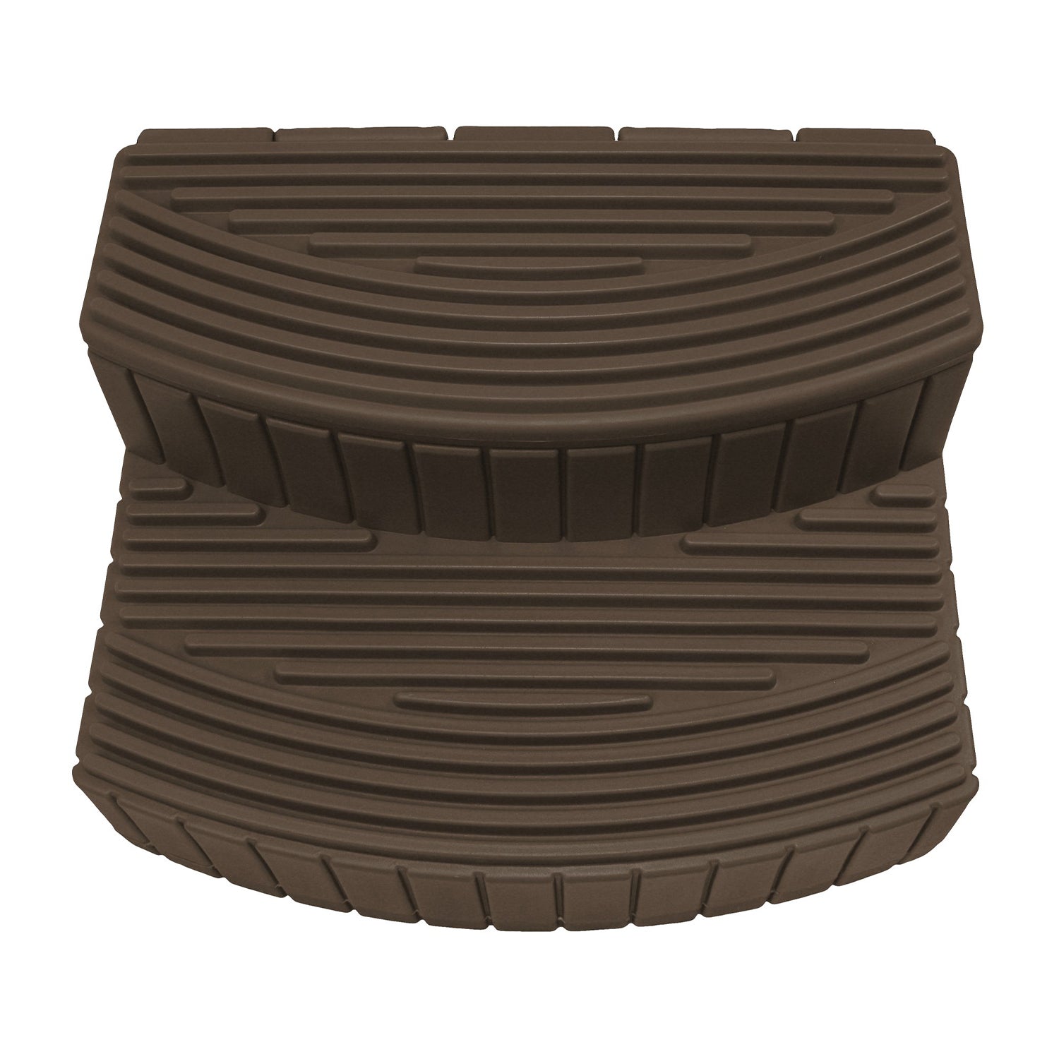 Good Ideas Stora Step Lightweight Plastic Outdoor & Indoor Storage Step, Oak - VMInnovations