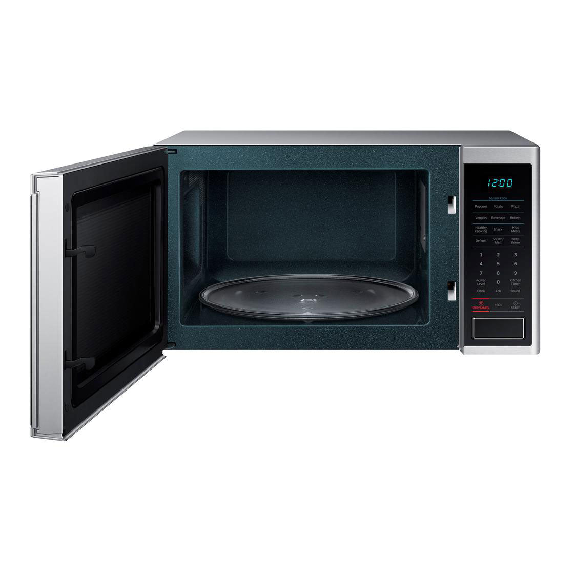 Samsung 1.4 Cubic Foot Microwave Oven, Silver (Certified Refurbished)(For Parts)