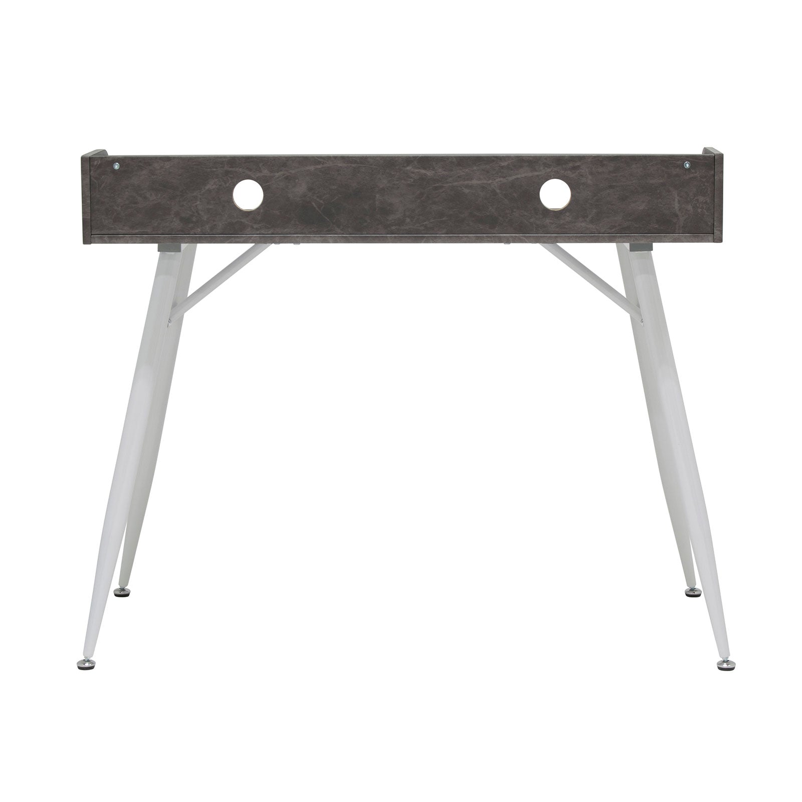 Studio Designs 45 Inch Wide Wood Home Office Table Desk w/ Shelf, Grey (Damaged)