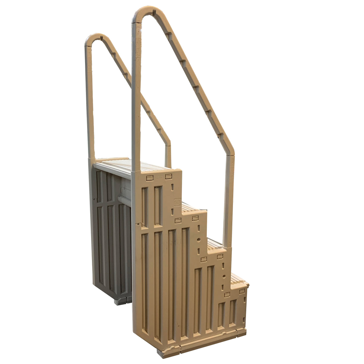 Confer STEP-1VM Above Ground Swimming Pool Ladder Stair Entry System (Damaged)