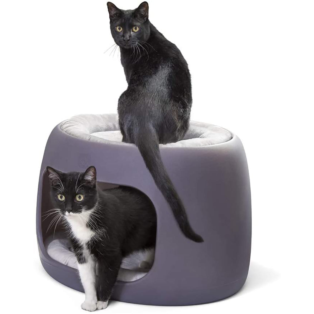 Step2 Furry Friends Bunk Bed Double Level Small Dog/Cat Pet Bed Lounger, Gray