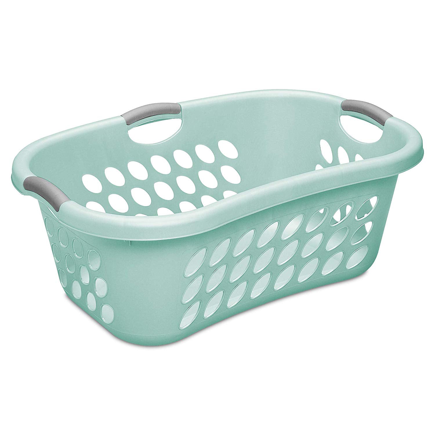 Sterilite Ultra HipHold 1.25 Bushel Plastic Stackable Clothes Laundry Basket Bin (Open Box)