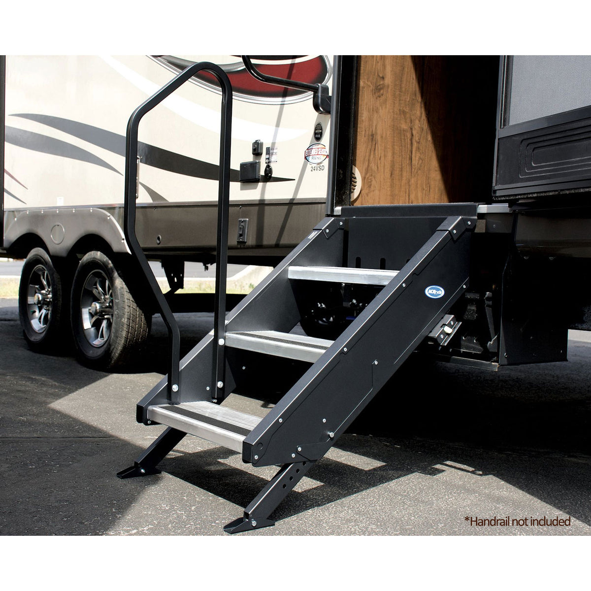 MORryde Step Above 30" to 33.5" 3 Step Portable RV Camper Entry Stair (Used)