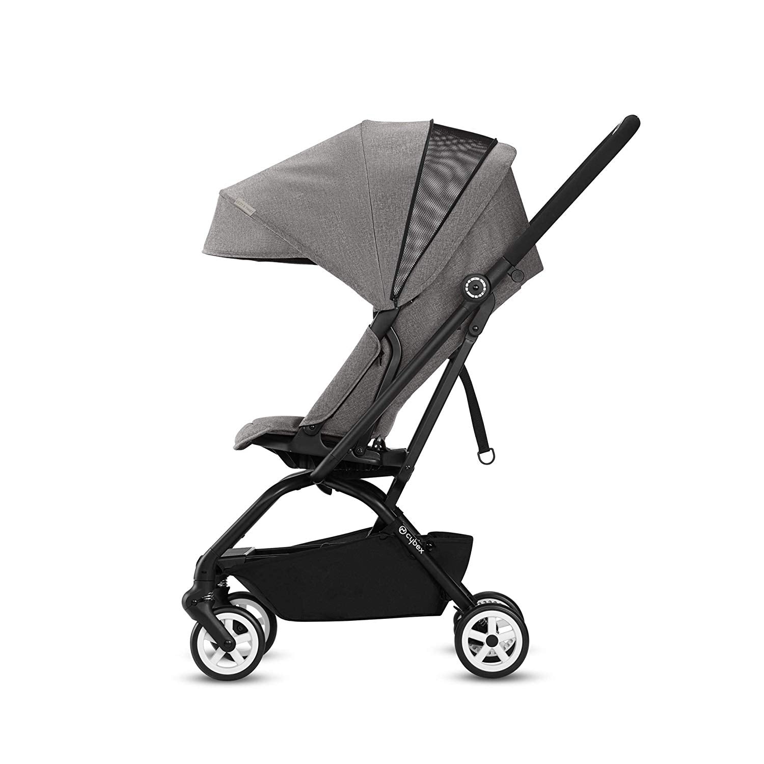 Cybex Eezy S Twist Travel System Stroller w/ Sun Canopy, Black (Open Box)