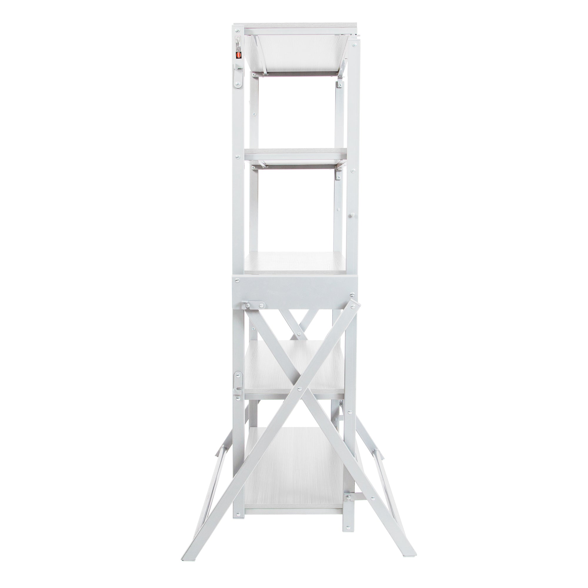 Origami 2 in 1 Multifunctional Wooden Display Storage Shelf To Table Desk Unit (Refurbished)
