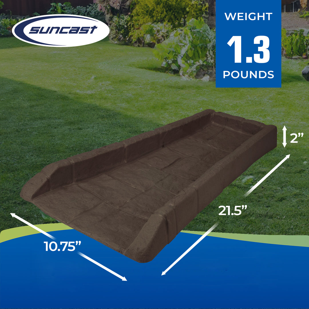 Suncast SBR24 Decorative Home Splash Rain Gutter Drain Block Replacement Guard - VMInnovations