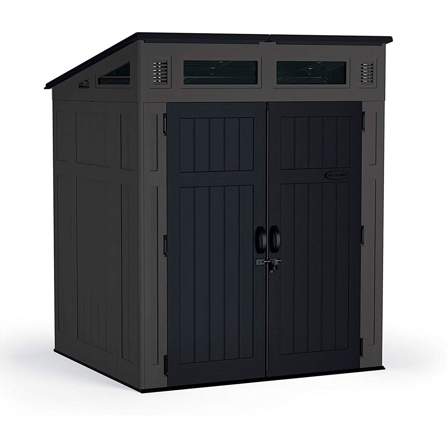 Suncast Modernist 6 x 5 ft. Storage Shed with 200 Cubic Feet of Storage Space - VMInnovations