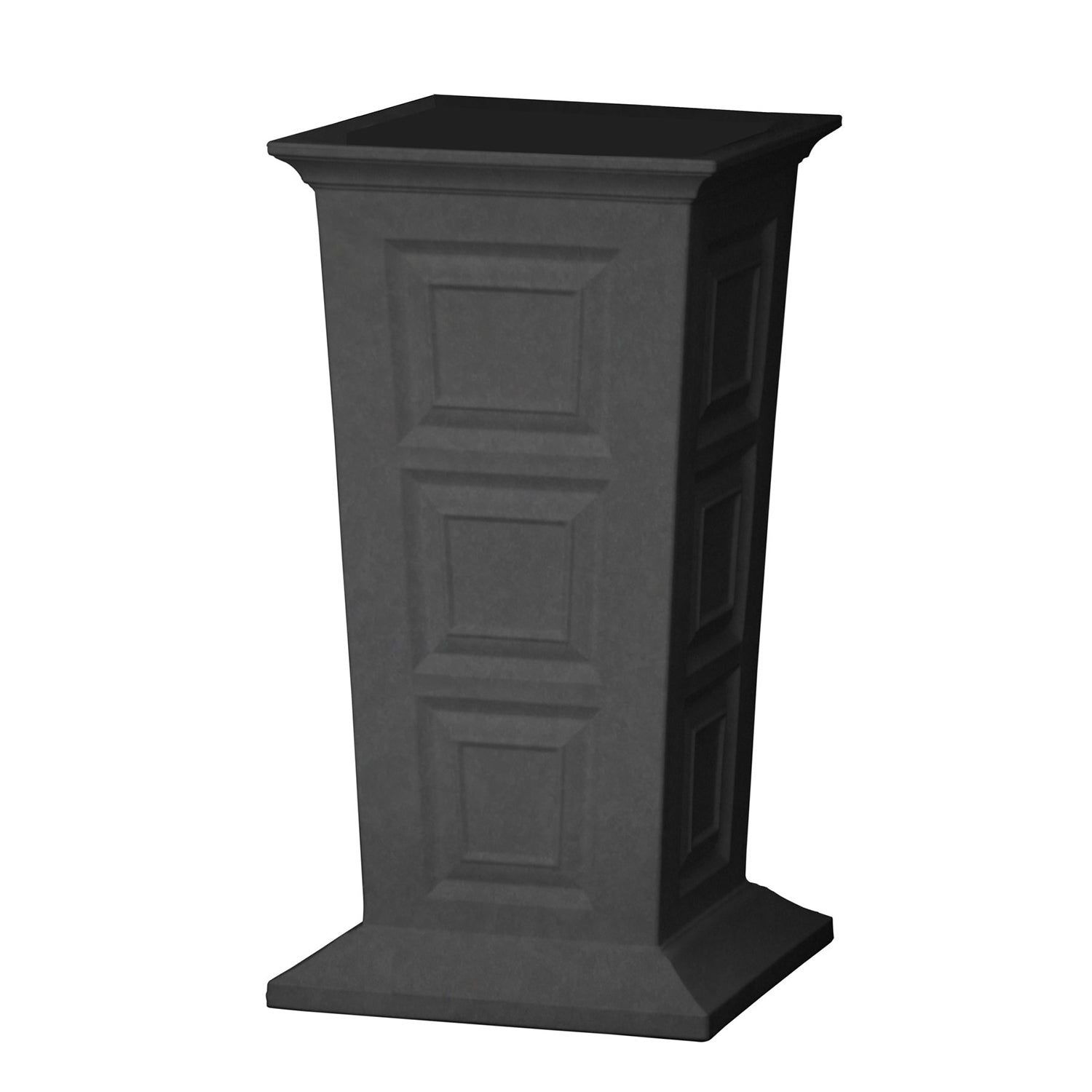 Good Ideas Savannah Colonial Outdoor Large Self Watering Planter, Dark Granite