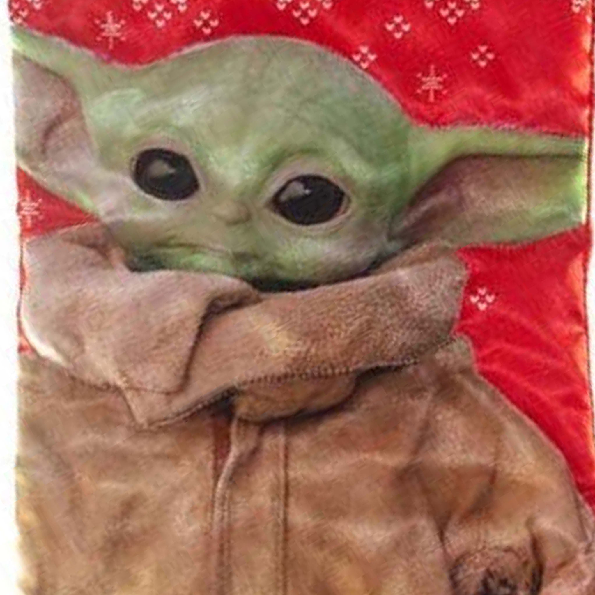 Kurt Adler SW7206 Star Wars Mandalorian Baby Yoda Christmas Holiday Stocking