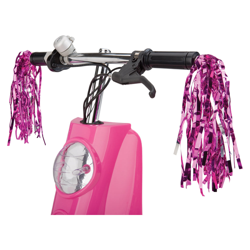 Razor Miniature Euro 24V 250W Electric Retro Scooter with Protective Gear, Pink - VMInnovations