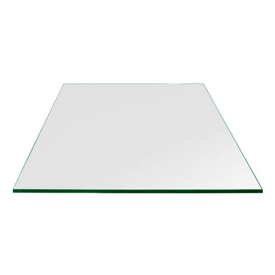 Dulles Glass 18 Inch by 18 Inch Square Tempered Glass Table Top (Open Box)