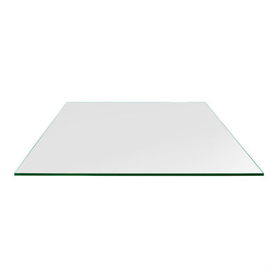 Dulles Glass 24 x 36 Inch Rectangular 1/4 Inch Thick Tempered Glass Table Top
