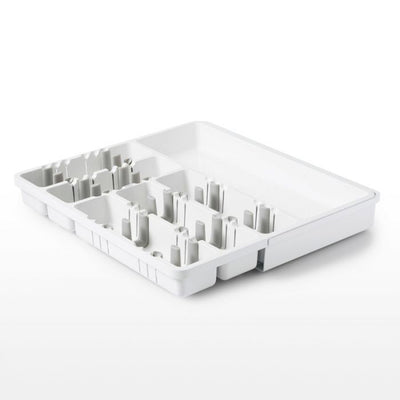 OXO Good Grip Expandable Utensil Storage Organizer, White (Open Box) (2 Pack)