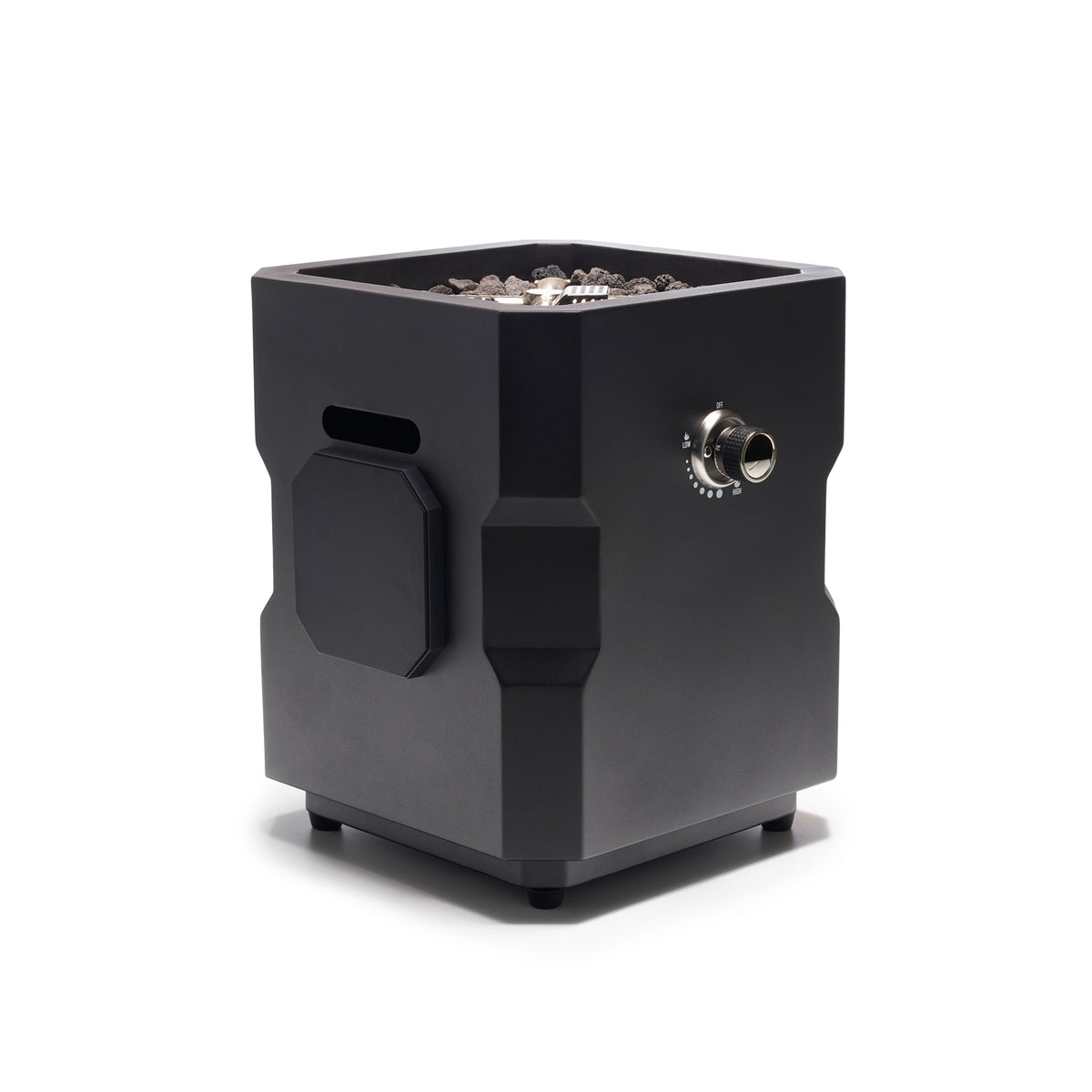 Ukiah Co Tailgater Wireless Fire Pit with Speaker Sound System, Black (Open Box)