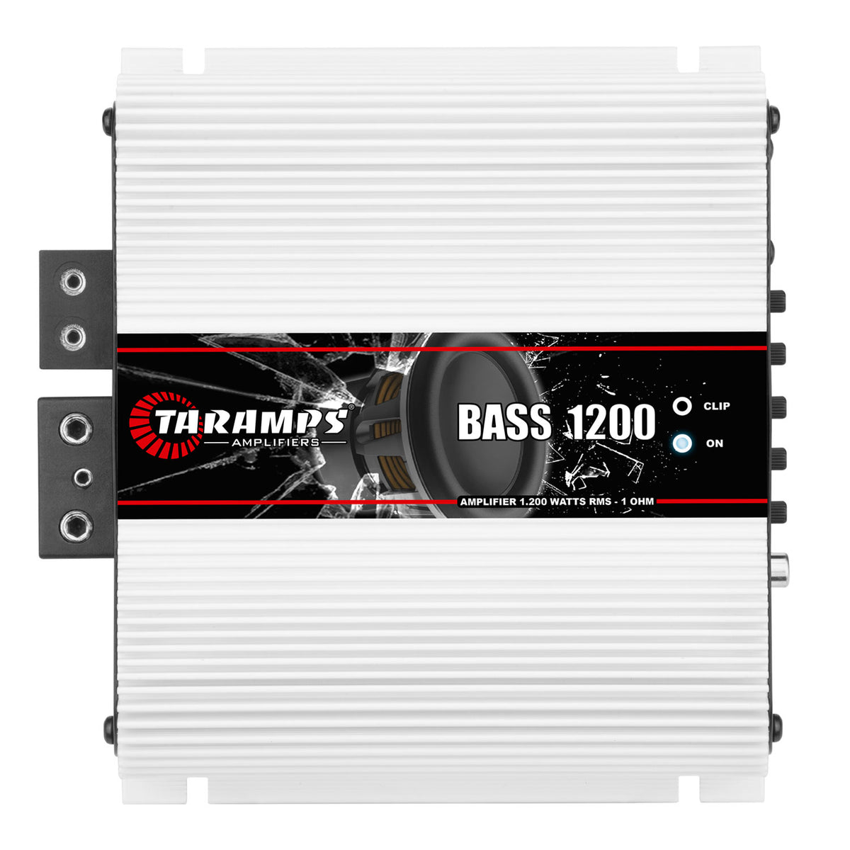 Taramps 1200W Auto Mono Amplifier with QPower Deluxe Car Amp Installation Kit