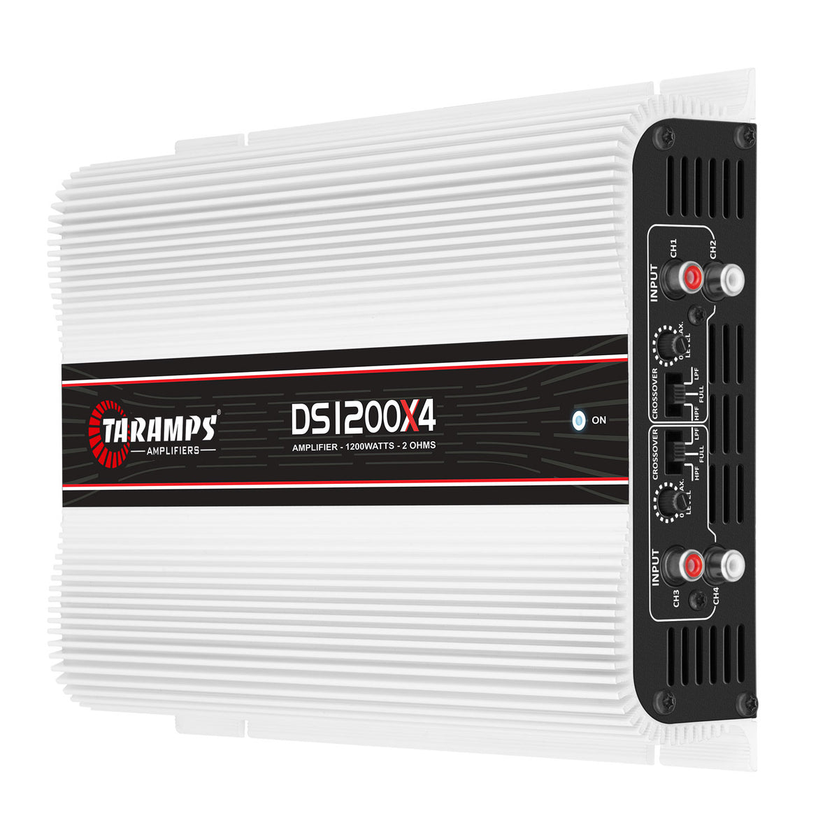 Taramps DS 1200X4 Car Audio 4 Channel Amplifier with QPower Installation Kit