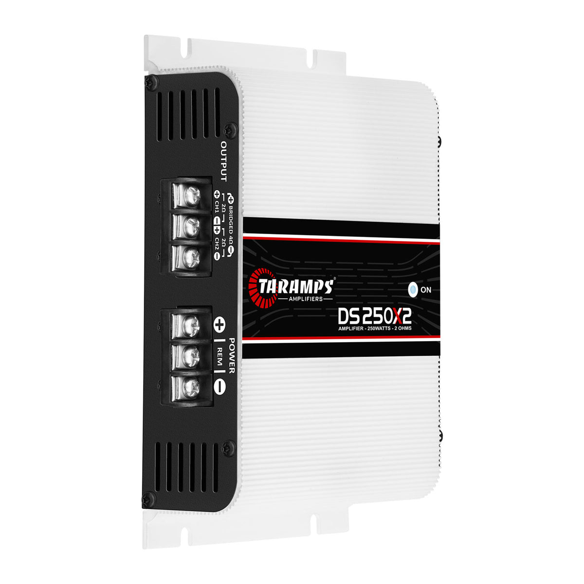 Taramps DS 250X2 Class D Audio 2 Channel Amplifier w/ QPower Installation Kit