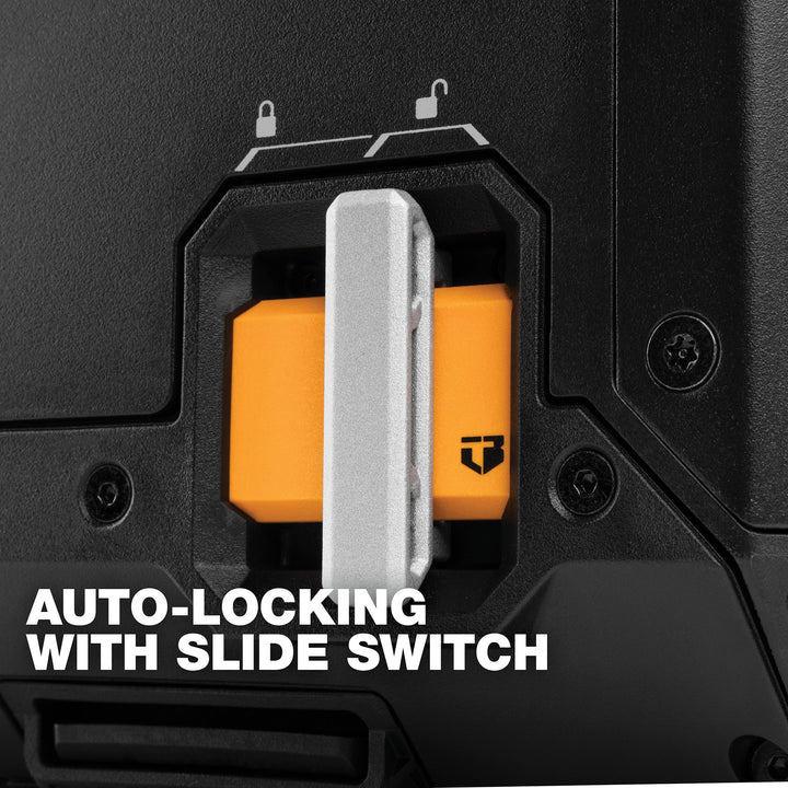 ToughBuilt StackTech Compact Tool Box Lockable Organizer with Removable Tray - VMInnovations