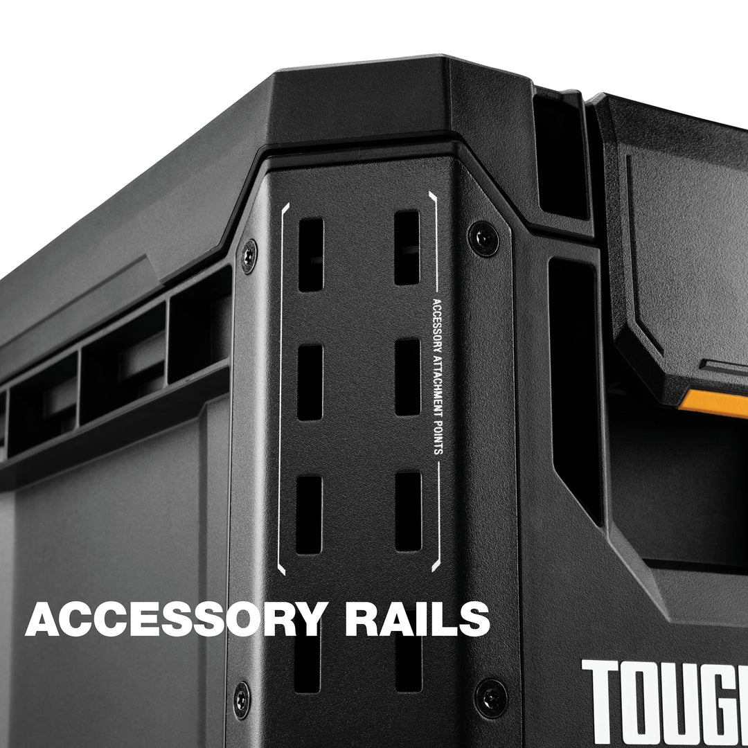 ToughBuilt StackTech Compact Tool Box Lockable Organizer with Removable Tray - VMInnovations