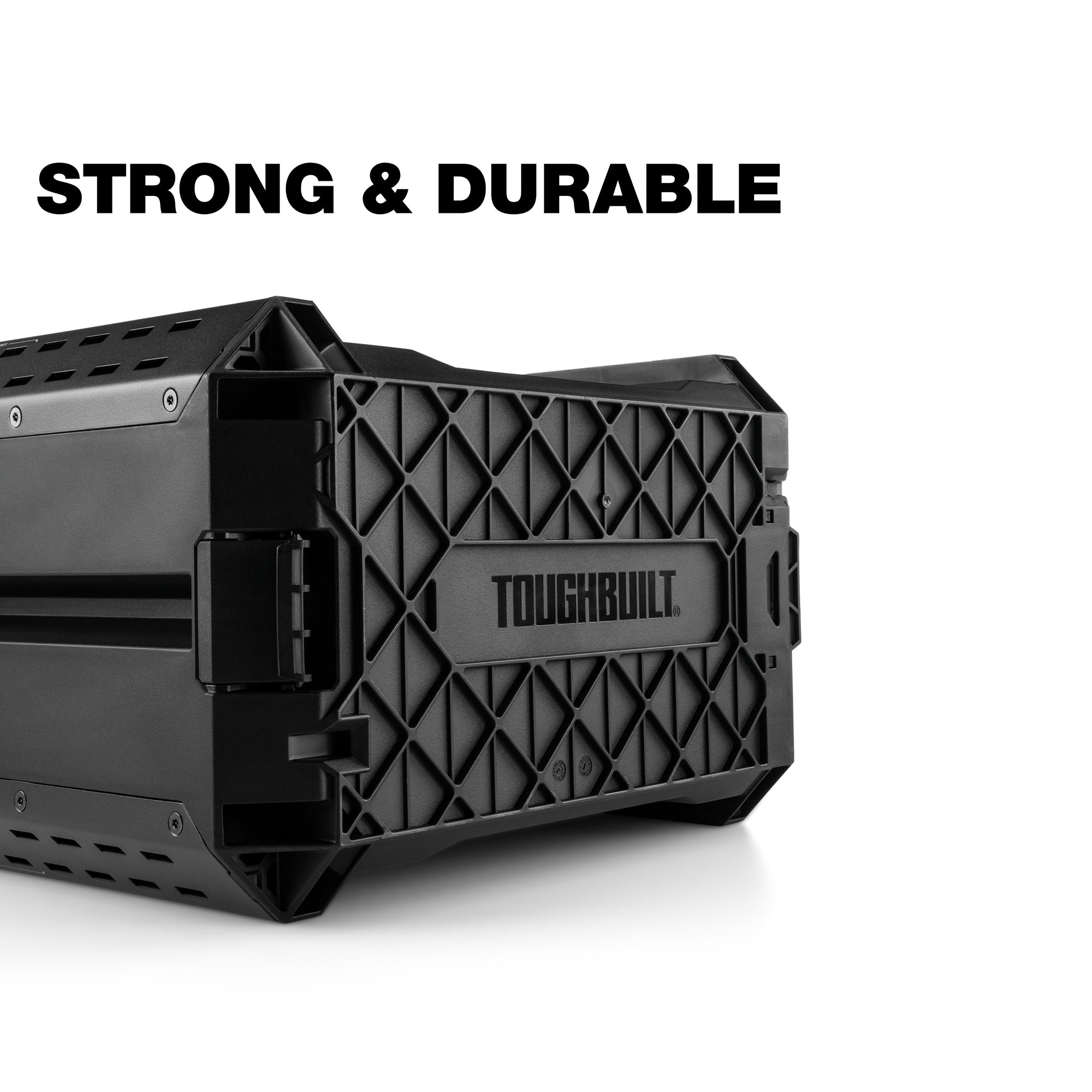 ToughBuilt Compact Tool Box Lockable Organizer w/Removable Tray (Open Box) - VMInnovations
