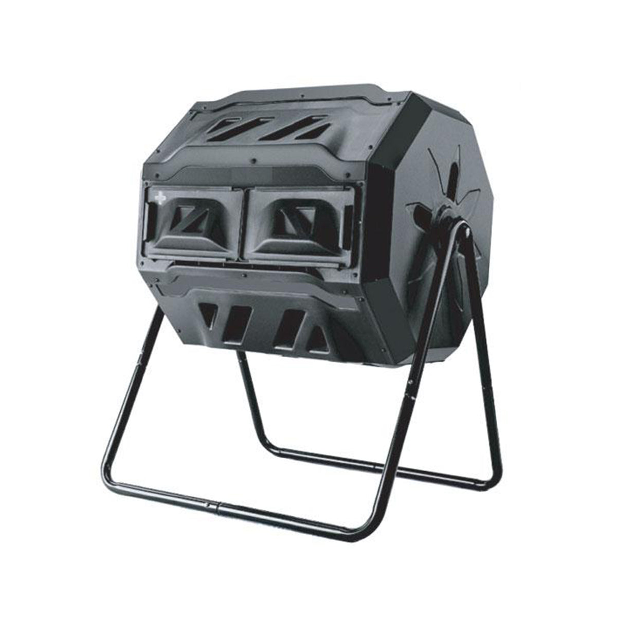 Tumbleweed 160 Liter 42 Gallon Outdoor Garden Rolling Compost Tumbler Bin, Green
