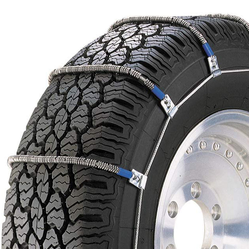 Security Chain TC2212MM Steel Winter Radial Light Tire Cable Chains (2 Pack)