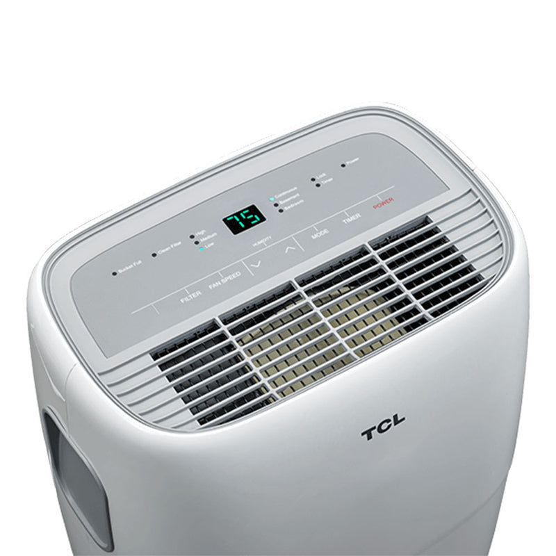 TCL 40 Pint Smart Dehumidifier with Bucket for Home, Handles up to 3,500 Sq Ft