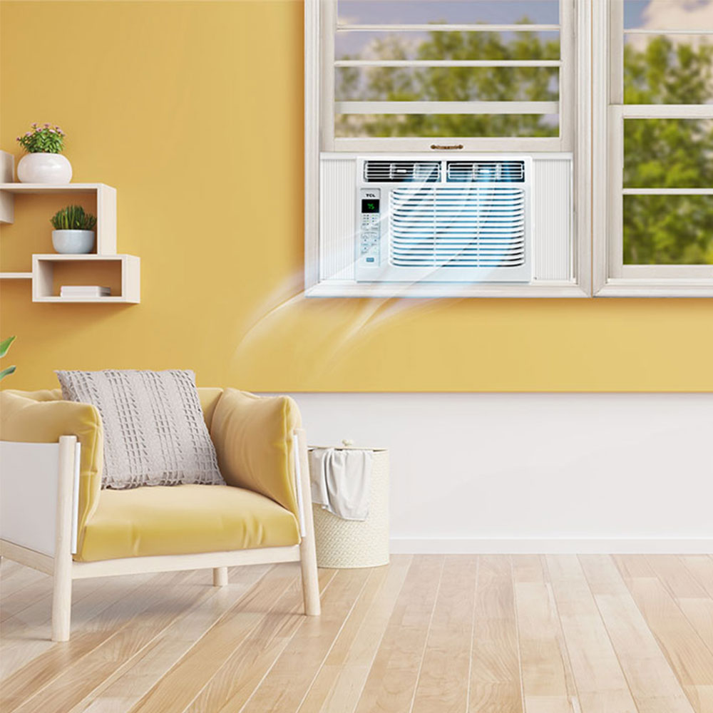 TCL 6,000 BTU Home Window Air Conditioner with LED Display and Remote (Open Box) - VMInnovations