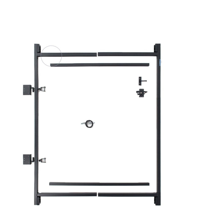 Adjust-A-Gate Steel Frame Gate Building Kit, 36"-60 Inch Wide Opening (2 Pack) - VMInnovations