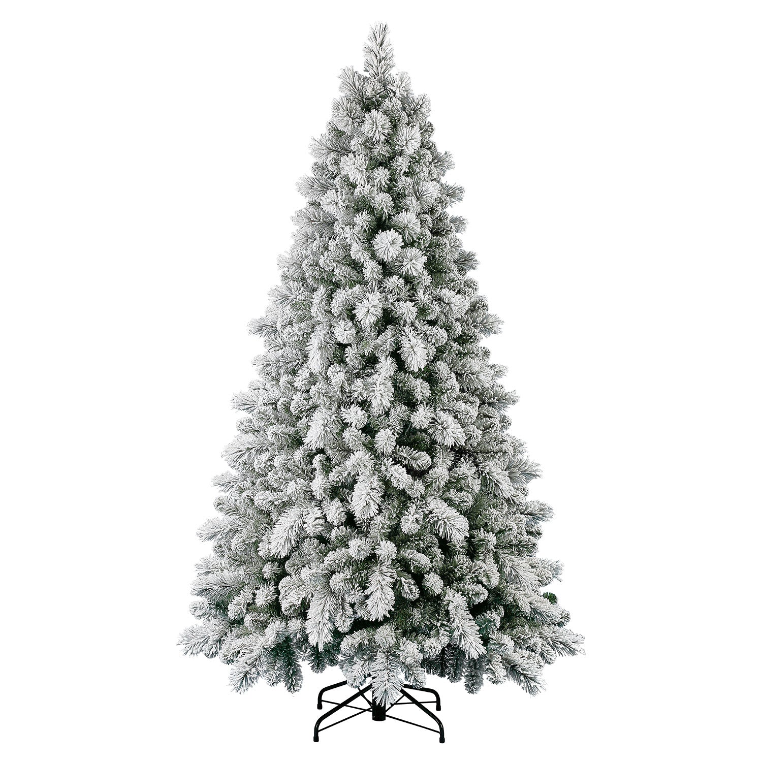 Home Heritage Cascade 7' Pine White Artificial Prelit Christmas Tree (Used) - VMInnovations