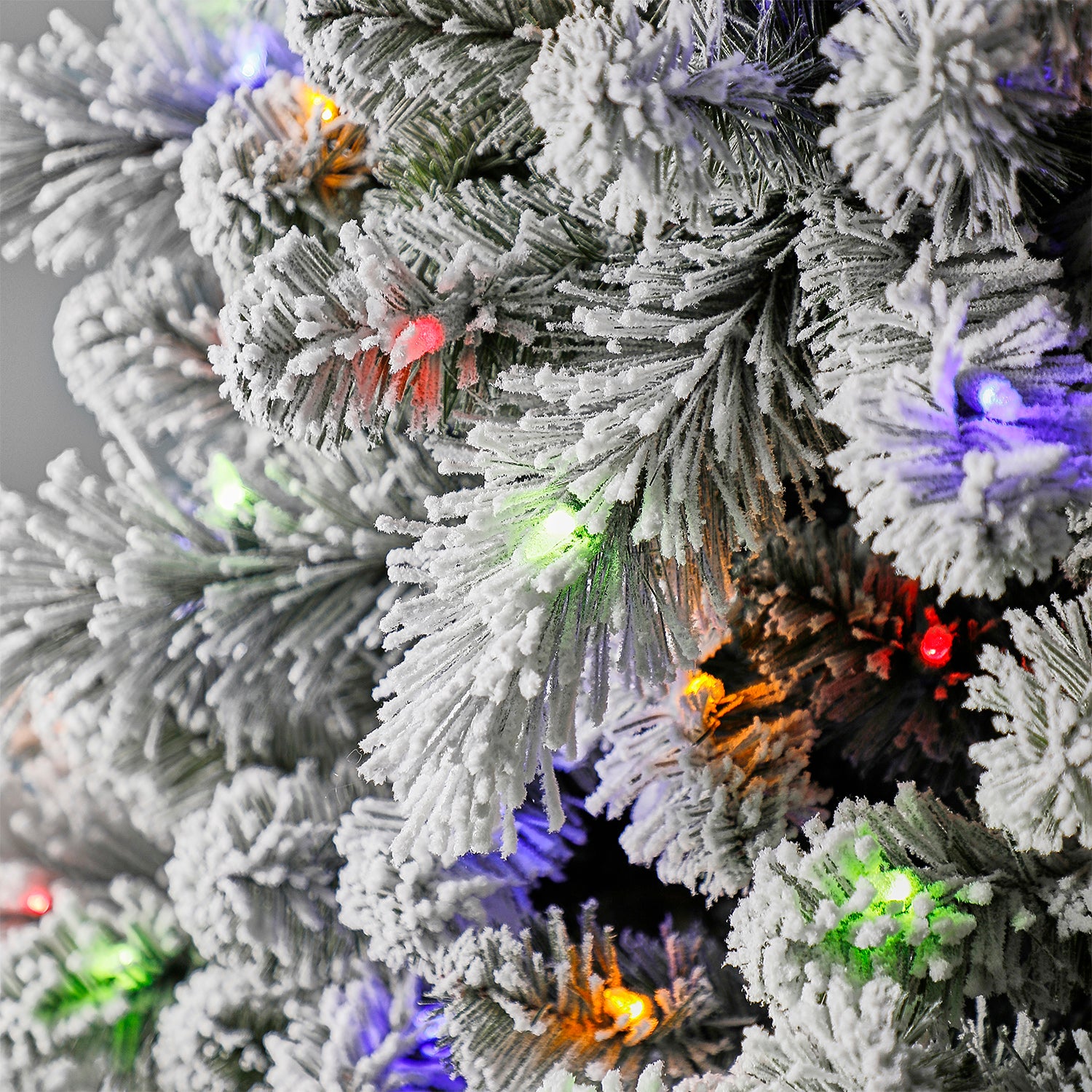 Home Heritage Cascade 7' Pine White Artificial Prelit Christmas Tree (Used) - VMInnovations