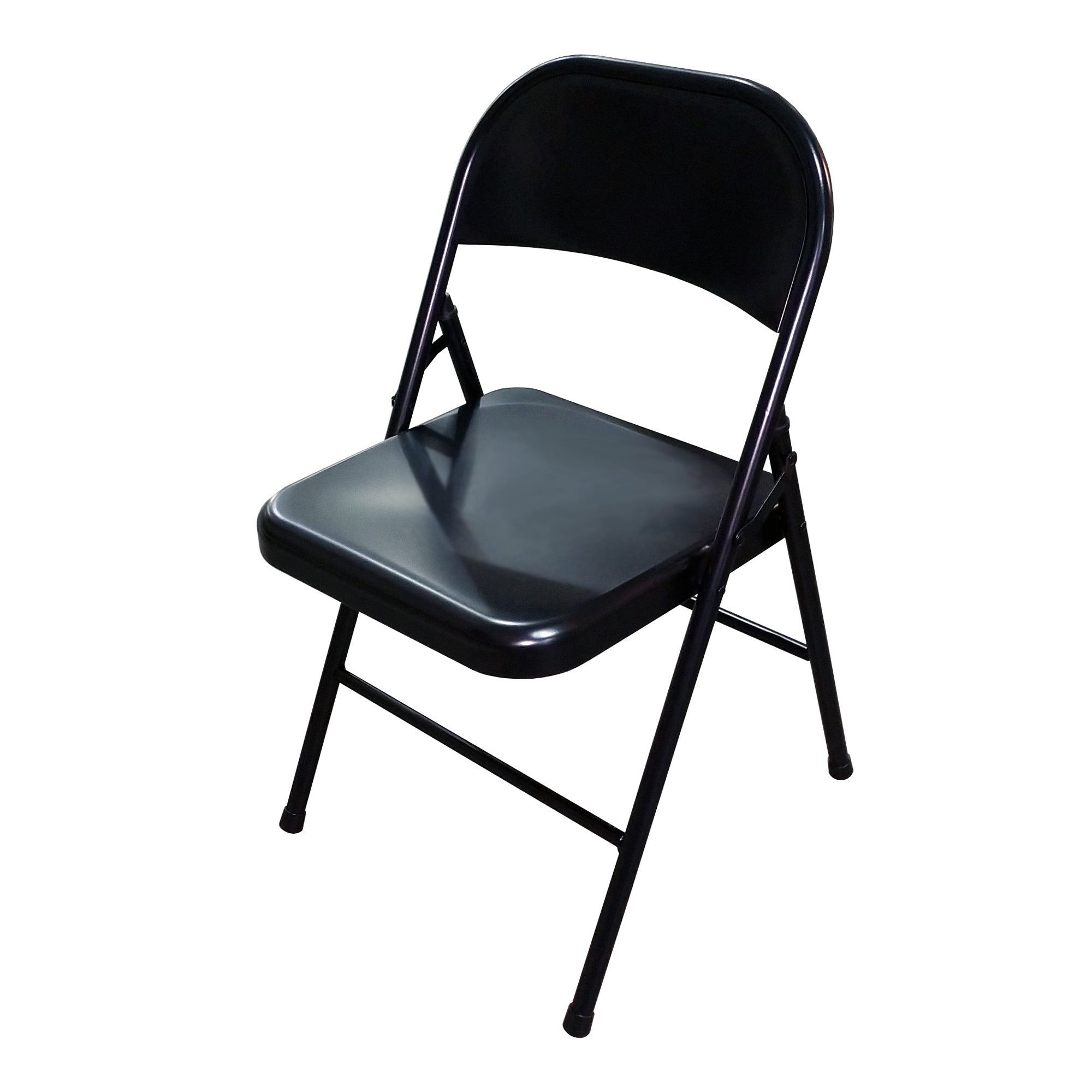 Plastic Development Group Commercial Party Heavy Duty Steel Folding Chair, Black - VMInnovations