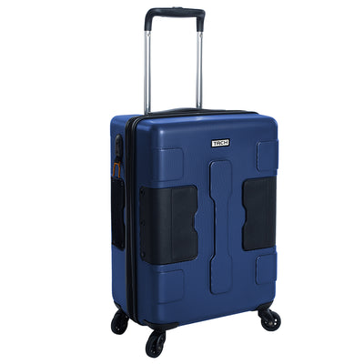 TACH V3 Hard Shell Carry On Spinner Suitcase Luggage, Midnight Blue (Open Box)