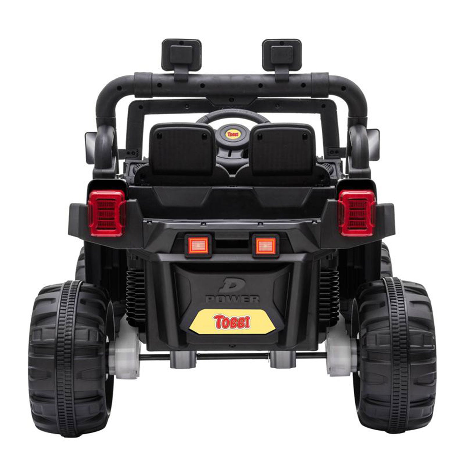 TOBBI 12V Kids Electric Ride On 3 Speed Toy SUV Truck Car, Black (Open Box) - VMInnovations