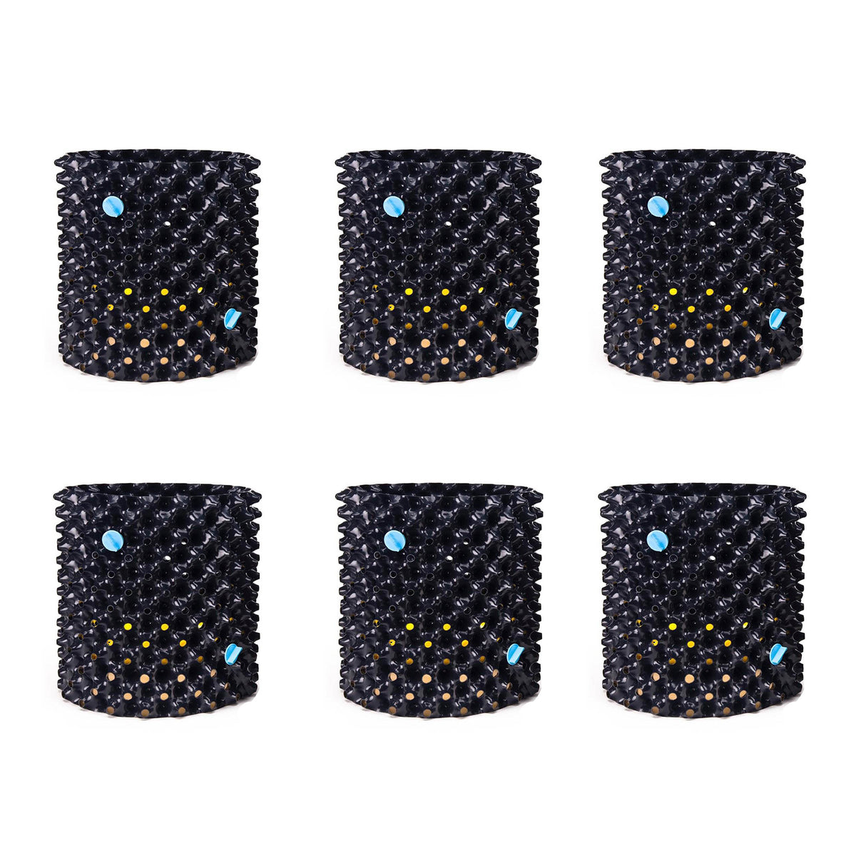 Superoots Air-Pot THAP3 2.2 Gallon Propagation Pot Planter Containers, (6 Pack)