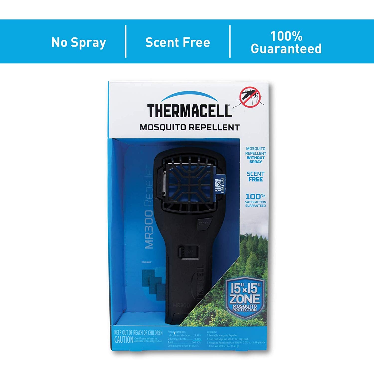 Thermacell MR300L Mosquito Repellent & 12-Hour Refill Pack (2 Pack) & Holster - VMInnovations